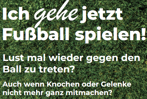 Gehfußball beim RWB